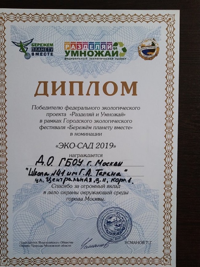 Проект разделяй и умножай